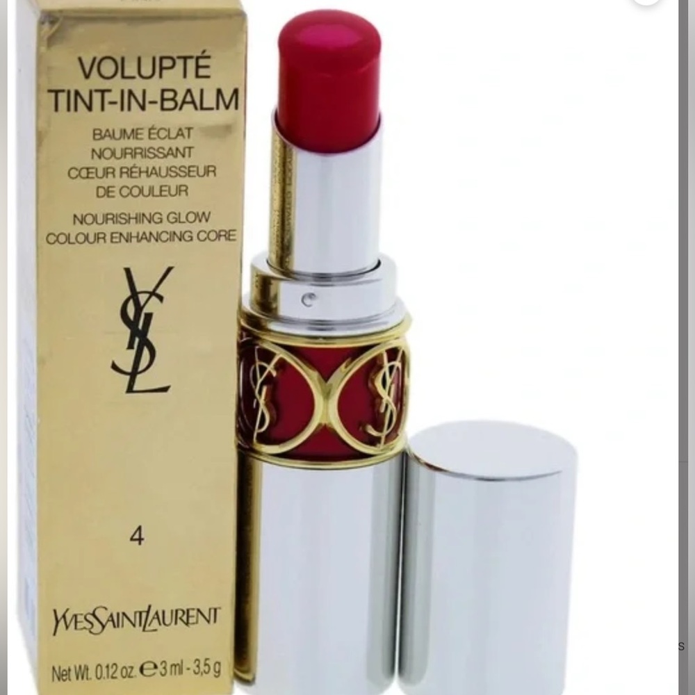Yves Saint Laurent Volupte Tint-In-Balm Nourishing Glow 4 Desire Me Pink - BNWOB